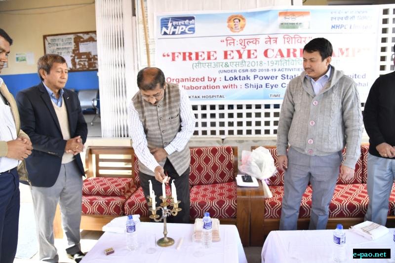 Free Eye Care Camp at Loktak Power Station