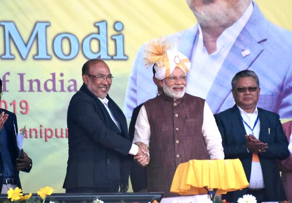 PM inaugurates Integrated Check Post at Moreh, other infrastructure projects at Imphal
