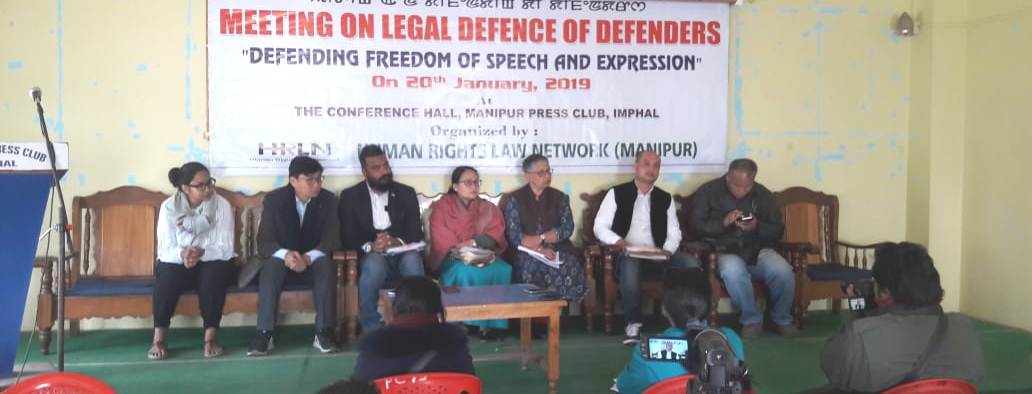 Activists stood for NSA detained Kishorechandra;  Demands immediate release