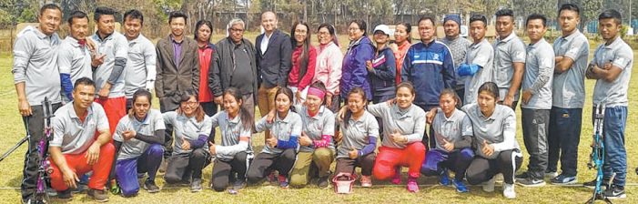 Uniform distribution programme for State Archery teams held