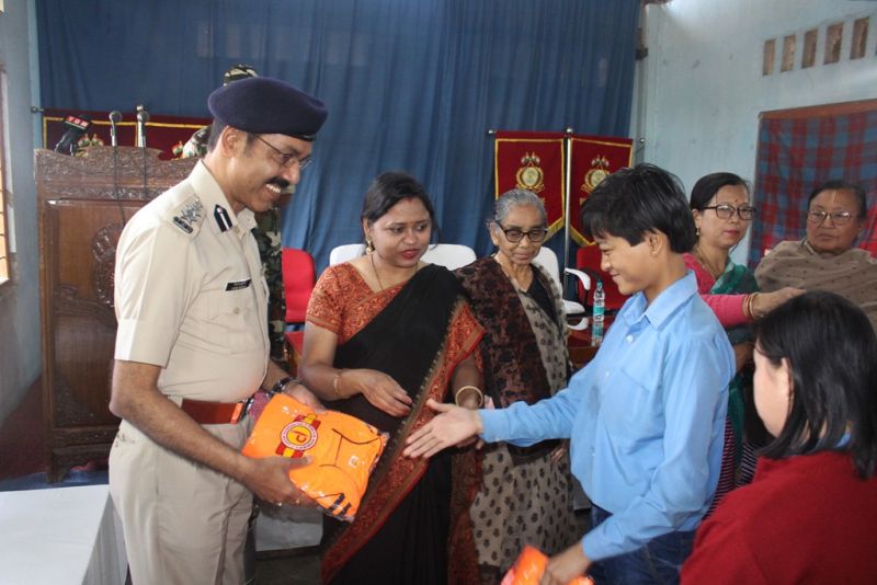 CRPF distributes sports dresses to physically challenge people