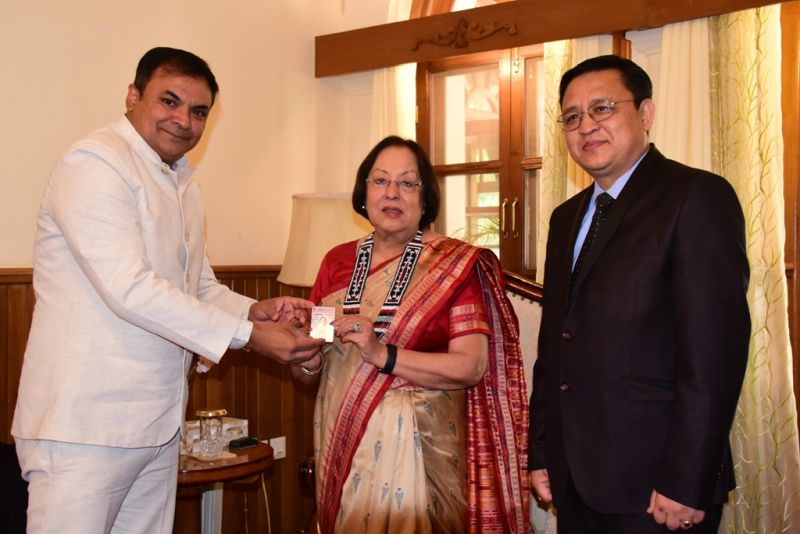 Governor Dr Najma Heptulla moves her vote to Manipur