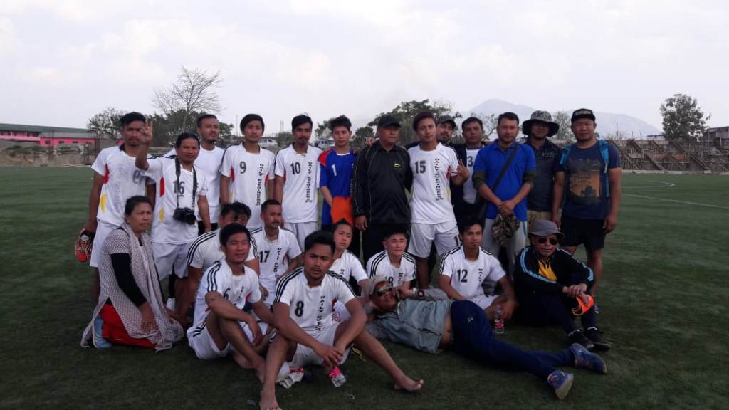 Evening daily team won the football match at AMWJU Annual Sports Meet 