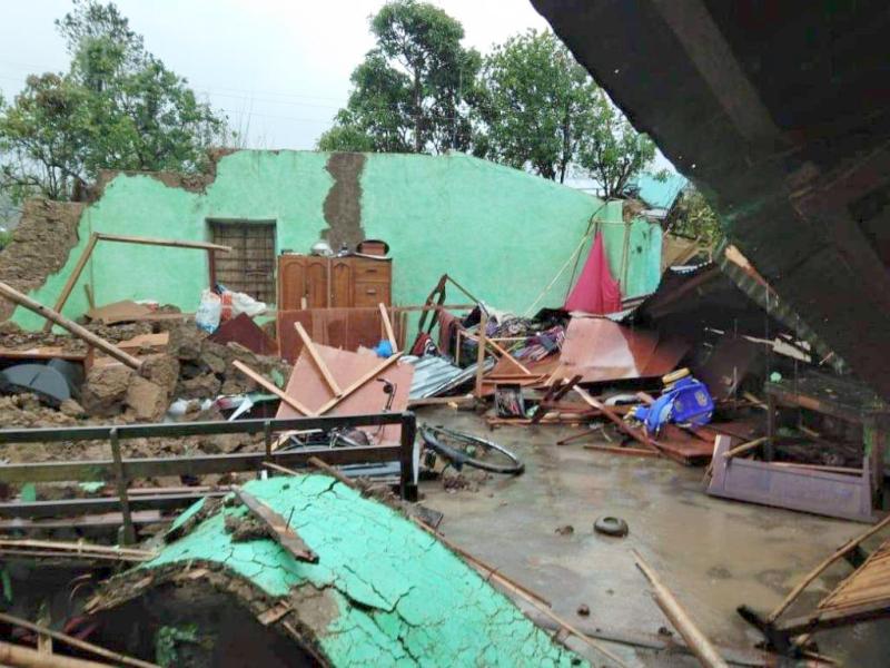 Three Women killed in Thunderstorm; many houses destroyed