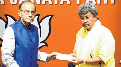 TSE publisher Nishikant joins BJP