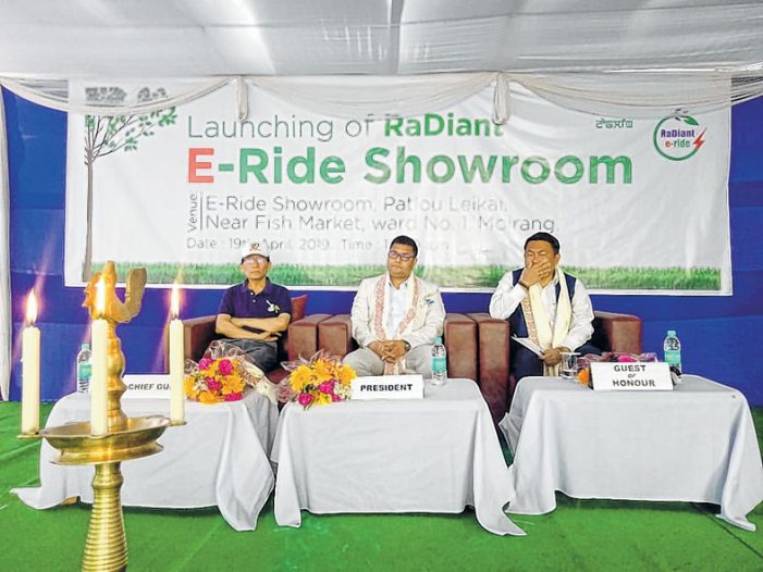 E-Ride showroom opened at Moirang