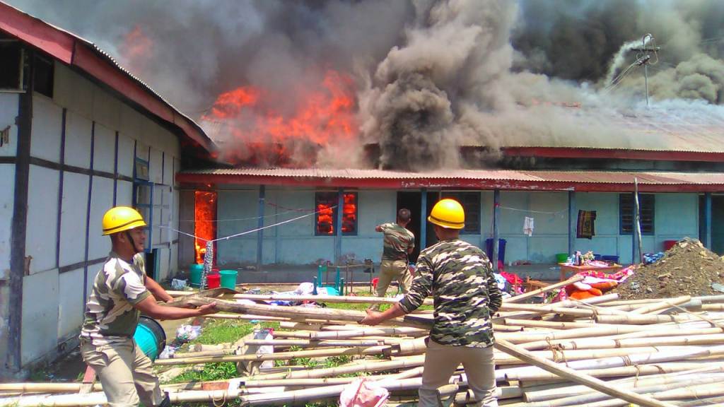 RIMS Nursing College hostel gutted; important documents burnt