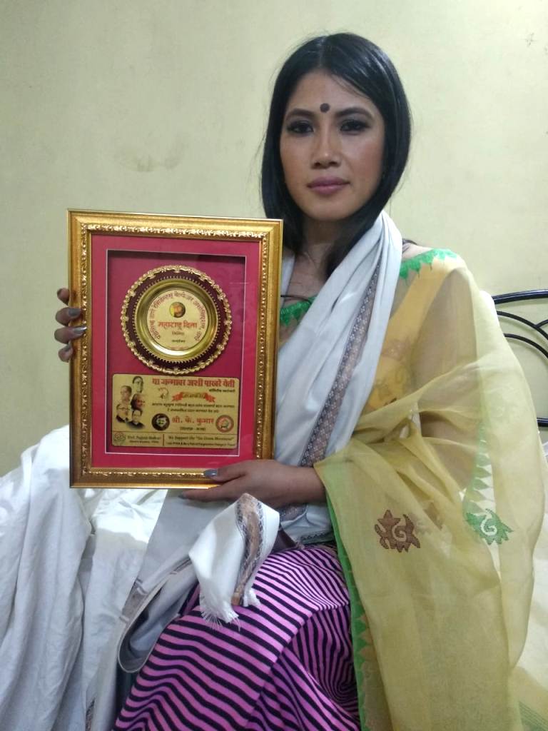 National Women Social Award conferred to Mayanglangbam Diana