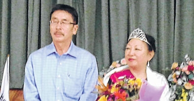 Mother of the Year was handed to retd Chief Technical Officer of ICAR Manipur centre, Sanyaola Kengoo Raman (61)