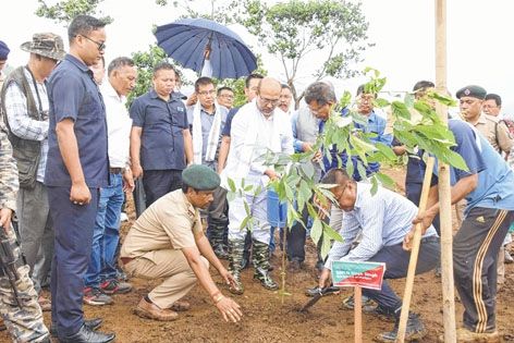 Biren launches CM's Green Manipur Mission