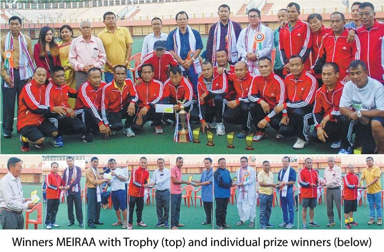 MEIRAA cruise to 4th Khumukcham Ibungoyaima Memorial Veteran Hockey title