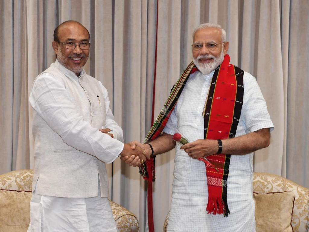 Political crisis in Manipur continues: CM N Biren meets PM