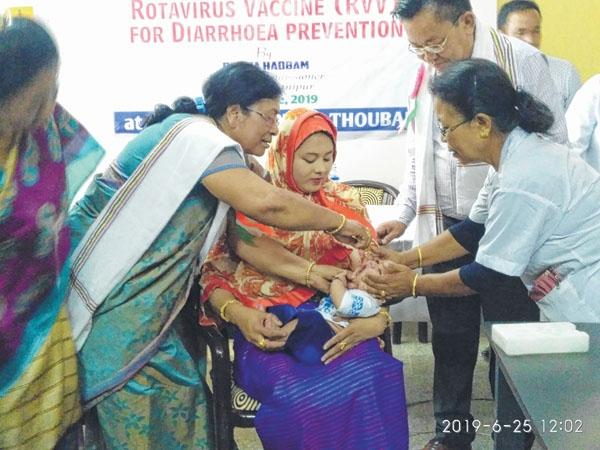 Rotavirus vaccine launched at Thoubal