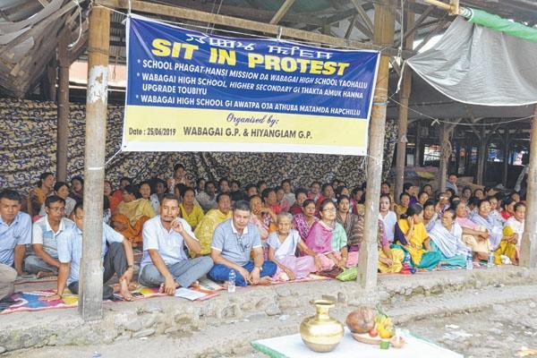 Locals demand inclusion of Wabagai High School in School Phagat-hansi Mission