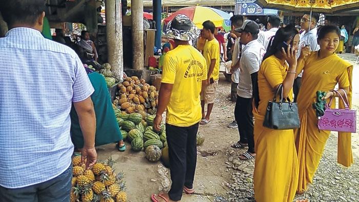 Yairipok Municipal Council evicts illegal vendors