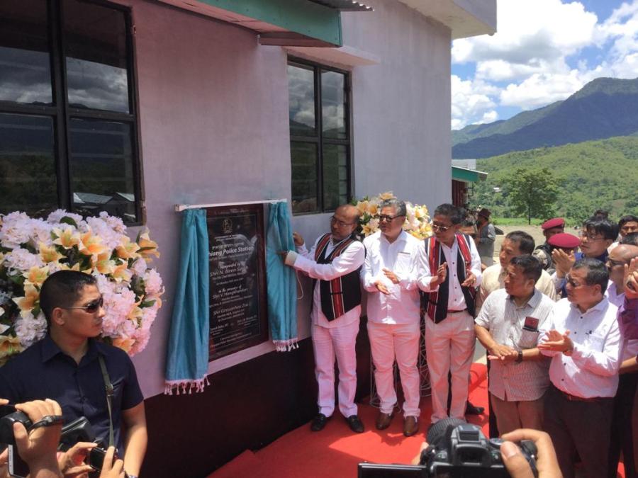 Chief Minister N Biren inaugurates Police station in Indo-Myanmar village Behian