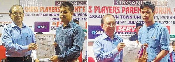Yambem Dhanabir finishes 9th at 3rd FIDE Rating Chess Tournament