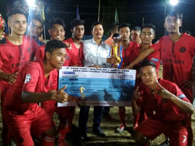 5th Oinam Charly Memorial Men's Open Day & Night 5-A Side Football Tournament concludes