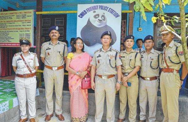 IGP inspects child friendly PS in Kakching and Hiyanglam