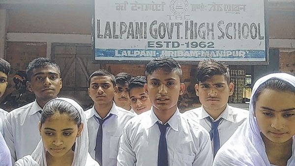 Jiribam: LGHS students disappointed with teachers for 'irregular classes'