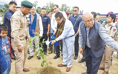 Tree saplings planted on Van Mahotsav in different districts