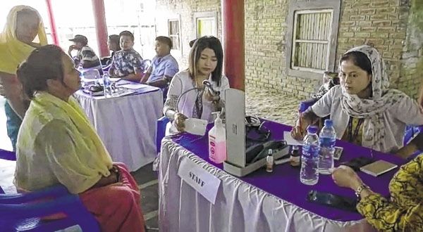 Medical camp held at Kha Potshangbam