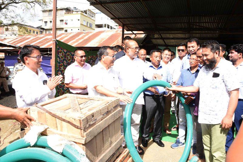 Chief Minister distributes irrigation pump sets to farmers