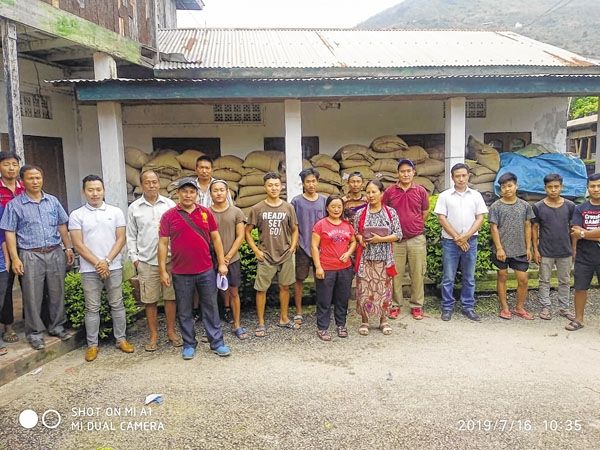 CAF&PD provides rice to Senapati welfare homes