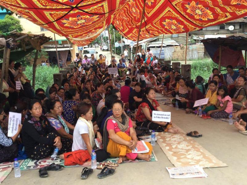Sit-in-protest staged against police atrocities