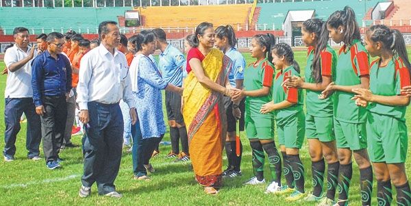 Imphal East, Imphal West kick off U-17 girls' State Subroto Mukerjee Football Tournament with landslide victories
