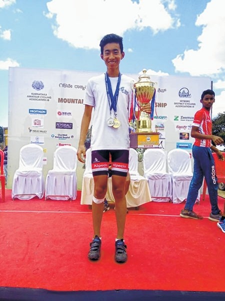  Khariksing Adonis Tangpu to represent India in Asian MTB cycling championship 