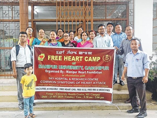 Free heart camp organised