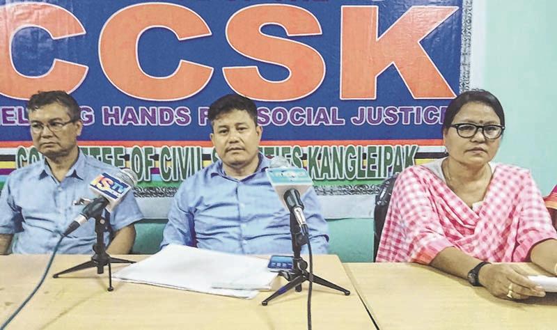 Don't compromise Manipur's interest: CCSK to GoI