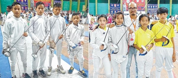 Manipur bag 6 medals at 10th Mini National Fencing Championship