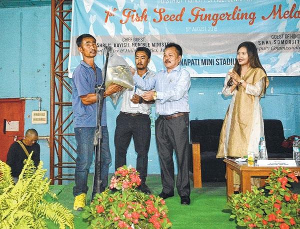 1st Fish Seed Fingerlings Mela inaugurated at Senapati