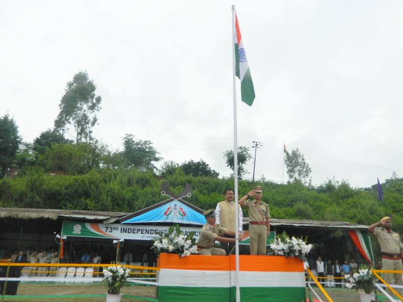 73rd Independence Day celebrated at Senapati
