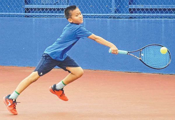 18th Governor's Trophy Tennis Tourney: Joshua Thiyam reaches both U10, U12 boys' singles semis