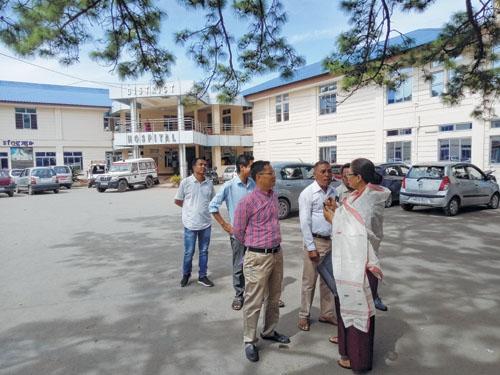 UPF, Manipur inspects District Hospital Bishnupur
