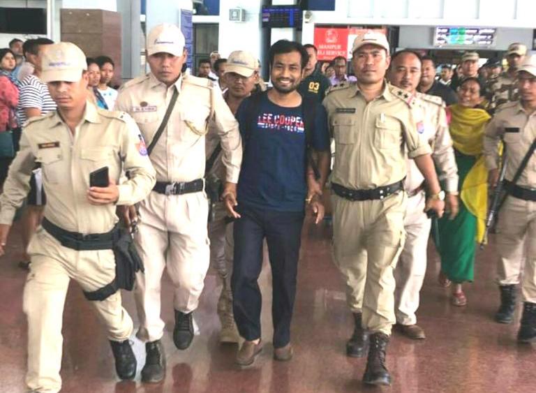 Escaped NSA detainee Kangleipal arrested as Manipur Maoist brought back to Imphal