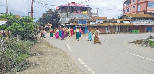 Babysana death case: 48 hrs Bandh affects Thoubal, Bishnupur