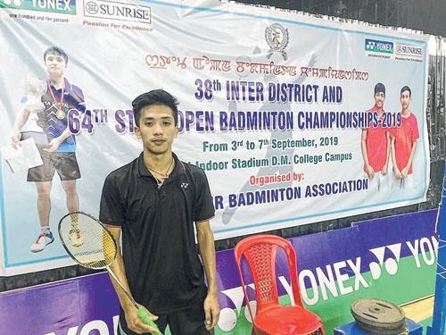 38th Inter District and 64th State Level Badminton C'ship : Jotichandra and Maheswari Devi lift U-19 singles title