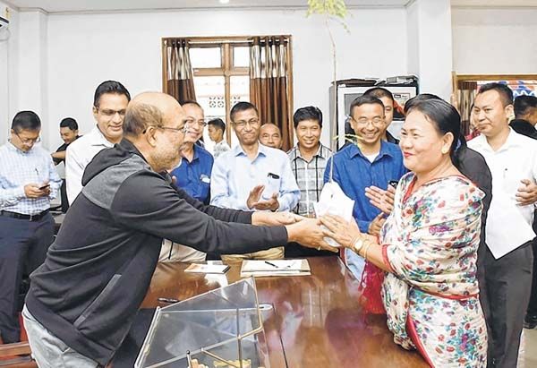 Manipur Rajbari at Shillong to be inspected CM notes encroachment at Shillong Rajbari