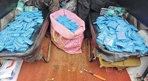 Drugs seized from oil tanker, many places
