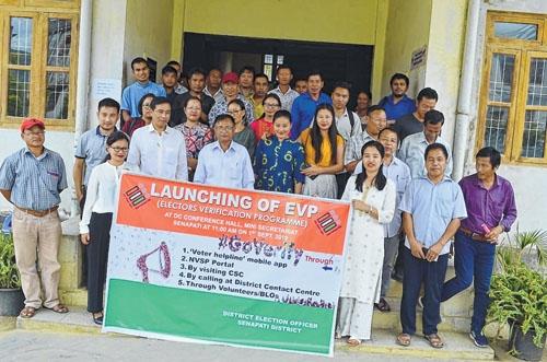 Elector verification programme launched at Bishnupur, Senapati