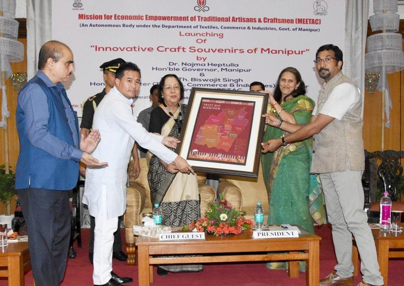 Governor launches 150 new craft souvenirs of Manipur