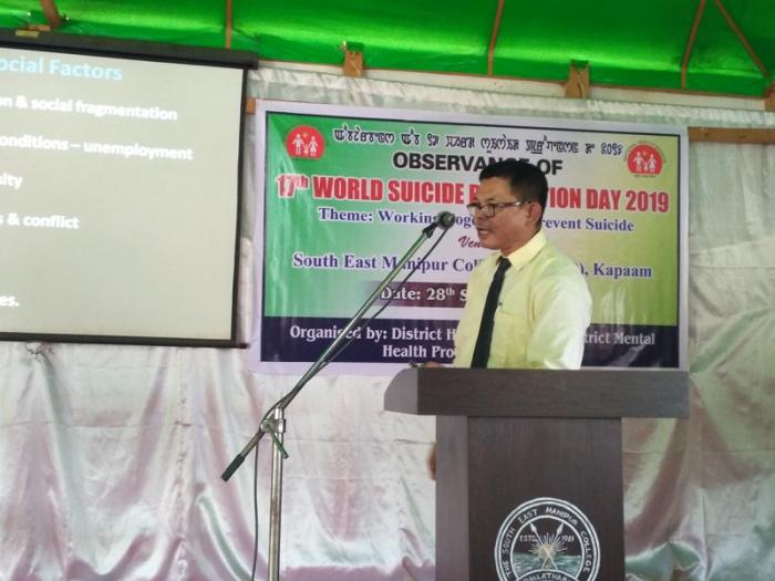 17th World Suicide Prevention Day Observed at Chandel