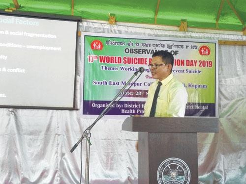 17th World Suicide Prevention Day observed at Chandel