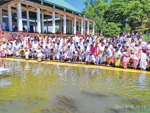 Langban Tarpan Katpa ritual held at Khongjom War Memorial Complex