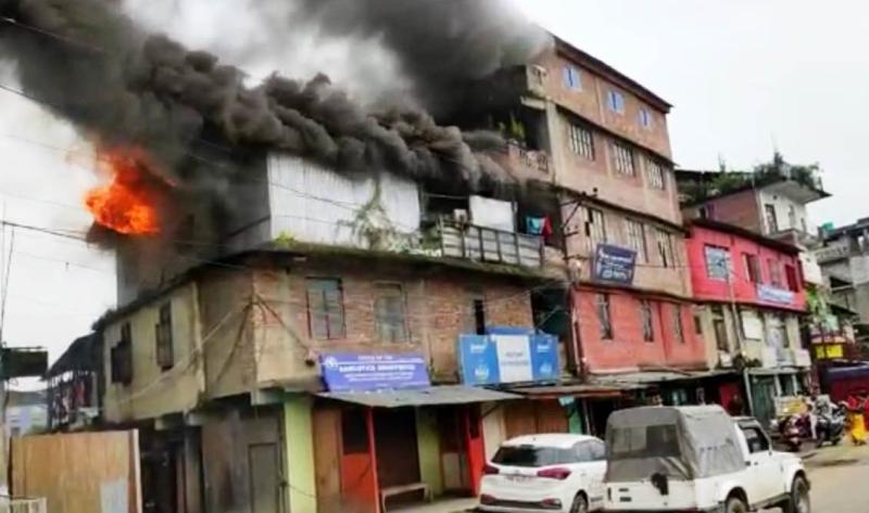 Properties worth around 10 Lakhs destroyed in fire accident