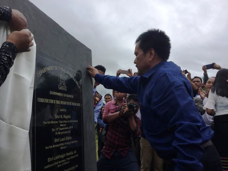 >Foundation stone laid for the first museum of tribal freedom fighters at Makhel Village in Senapati